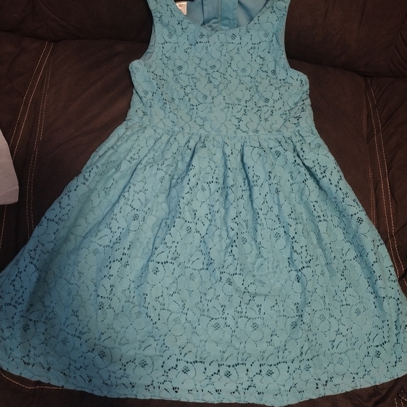 Holiday Editions Other - Holiday Editions Green Pleated A-Line Dress Scoop Neck Sleeveless